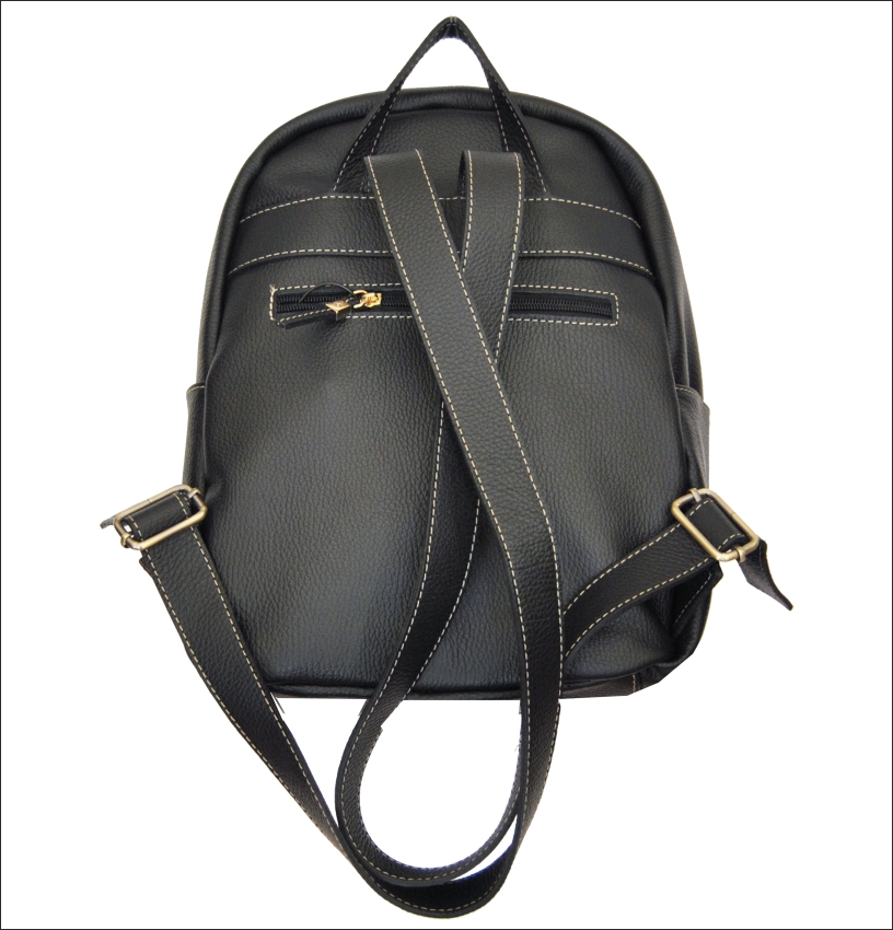 Leather 2024 backpack skroutz