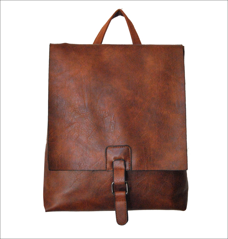 Leather hotsell backpack skroutz